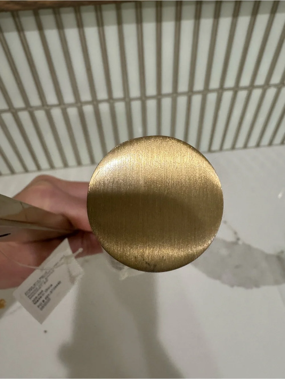 NWT Crate and Barrel Brass Riggs Dot Wall Shelf Bracket Set